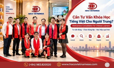 Cần Tư Vấn Khóa Học Tiếng Việt Cho Người Trung? | HACO Vietnamese