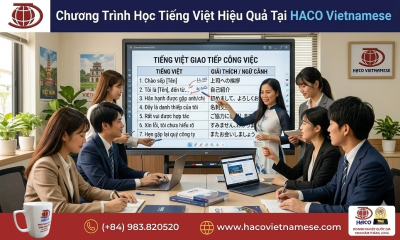 Chương Trình Học Tiếng Việt Cho Người Nhật Hiệu Quả Tại HACO Vietnamese