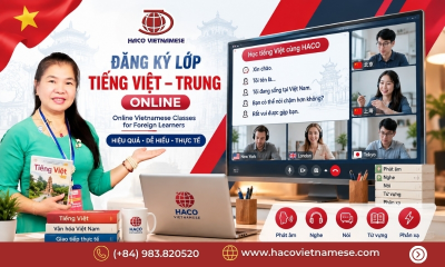 Đăng ký lớp tiếng Việt – Trung online | HACO Vietnamese