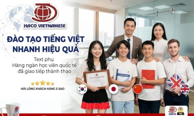 Đào tạo tiếng Việt nhanh hiệu quả – Giao tiếp thành thạo cùng Tiếng Việt HACO