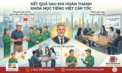 Học tiếng Việt cấp tốc cho chuyên gia FDI tại Bình Dương