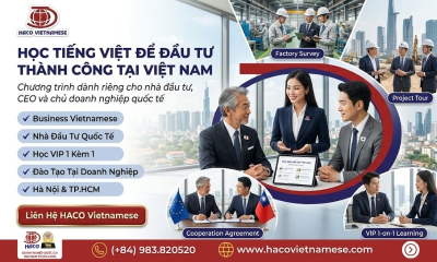 Gia Sư Tiếng Việt Cho Nhà Đầu Tư Nước Ngoài Tại Hà Nội Và TP.HCM