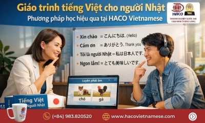 Giáo trình tiếng Việt cho người Nhật – Phương pháp học hiệu quả tại HACO Vietnamese