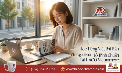 Học Tiếng Việt Bài Bản Cho Người Hàn – Lộ Trình Chuẩn Tại HACO Vietnamese