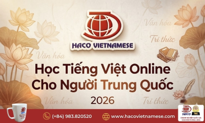 Học tiếng Việt online cho người Trung Quốc 2026