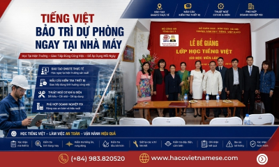 Học tiếng Việt chuyên ngành bảo trì dự phòng cho người nước ngoài