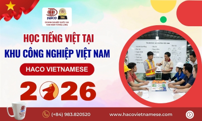 Học tiếng Việt tại khu công nghiệp Việt Nam 2026