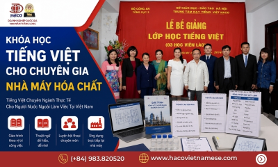 Khóa học tiếng Việt cho chuyên gia nhà máy hóa chất | HACO Vietnamese