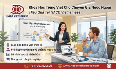 Khóa Học Tiếng Việt Cho Chuyên Gia Nước Ngoài Hiệu Quả Tại HACO Vietnamese