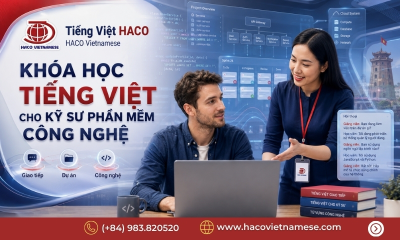 Khóa Học Tiếng Việt Cho Kỹ Sư Phần Mềm Công Nghệ Tại Tiếng Việt HACO