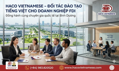 Khóa học tiếng Việt doanh nghiệp tại Bình Dương uy tín