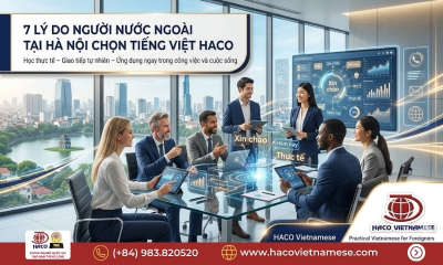 7 Lý do người nước ngoài tại Hà Nội chọn Tiếng Việt HACO để học tiếng Việt thực tế và hiệu quả