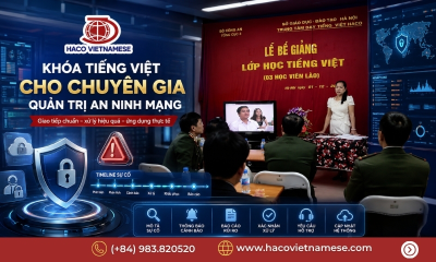 Khóa Tiếng Việt Cho Chuyên Gia Quản Trị An Ninh Mạng