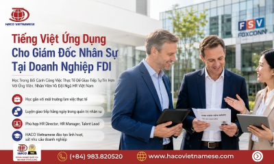 Tiếng Việt Cho Giám Đốc Nhân Sự Người Nước Ngoài | HACO Vietnamese