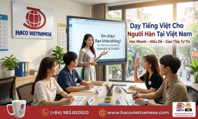 Tiếng Việt Cho Người Hàn Tại TPHCM Hiệu Quả – Học Nhanh Cùng HACO Vietnamese