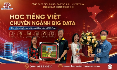 Học tiếng Việt cho chuyên gia Big Data nước ngoài làm việc tại Việt Nam