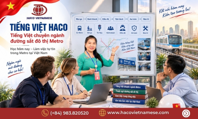 Tiếng Việt chuyên ngành đường sắt đô thị Metro cho người nước ngoài