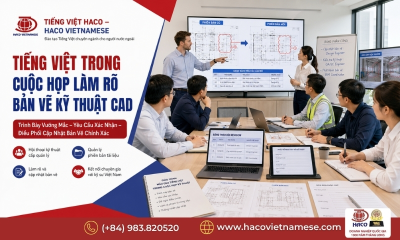 Tiếng Việt đọc hiểu bản vẽ kỹ thuật CAD cho người nước ngoài