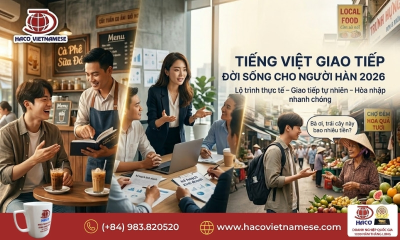 Tiếng Việt Giao Tiếp Đời Sống Cho Người Hàn 2026