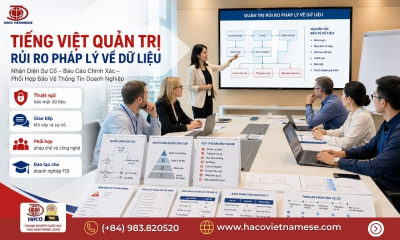 Tiếng Việt trong quản trị rủi ro pháp lý doanh nghiệp