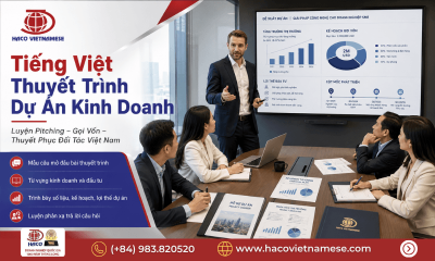 Tiếng Việt Thuyết Trình Dự Án Kinh Doanh Tại Việt Nam | HACO Vietnamese