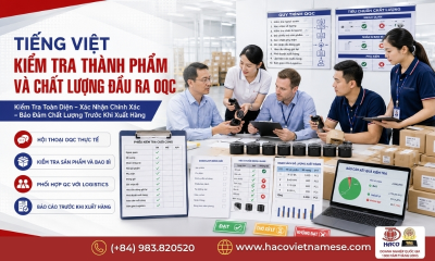 Tiếng Việt trong quản lý chất lượng QA/QC nhà máy