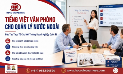 Tiếng Việt văn phòng cho quản lý cấp cao người nước ngoài