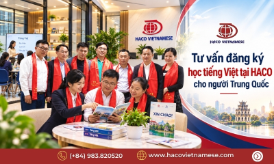Tư vấn đăng ký học tiếng Việt tại HACO cho người Trung Quốc