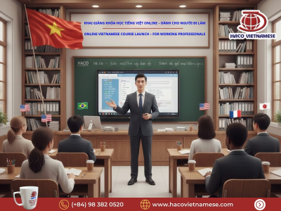 Khai giảng khóa học tiếng Việt online – dành cho người đi làm 2026