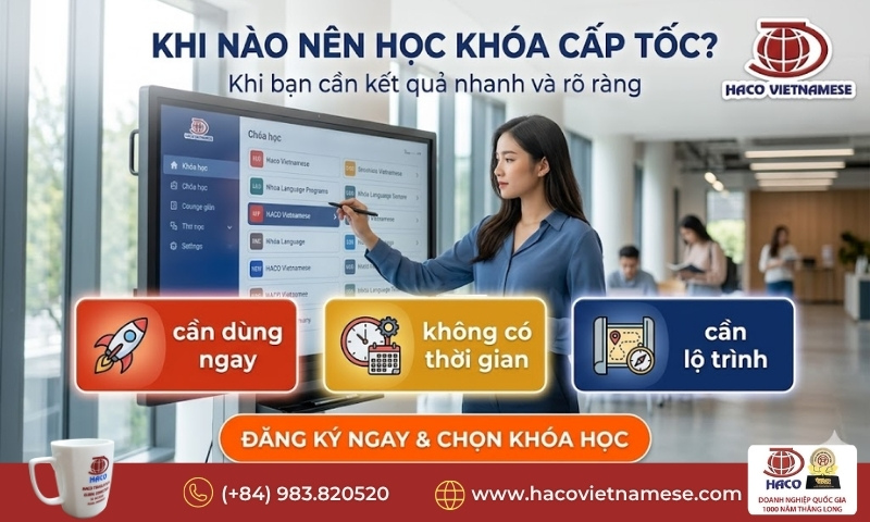 Tiếng Việt cho người cần dùng ngay
