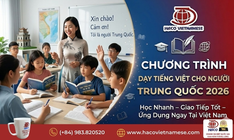 Chương trình dạy tiếng Việt cho người Trung Quốc