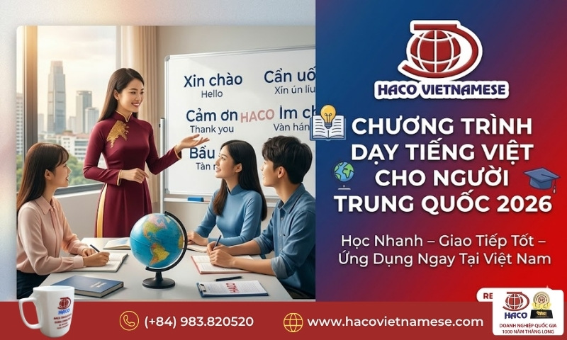 Chương trình dạy tiếng Việt cho người Trung Quốc
