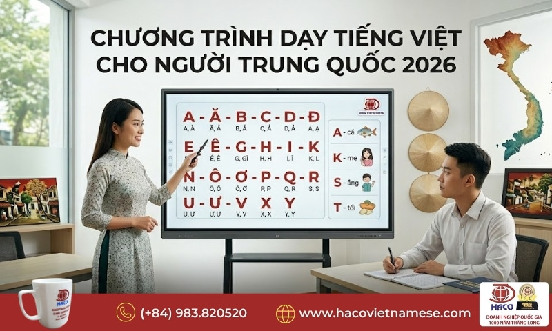 Chương trình dạy tiếng Việt cho người Trung Quốc