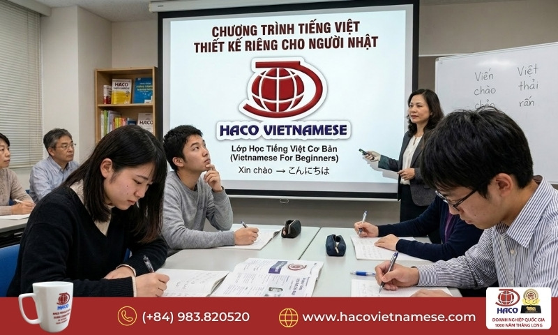 Chương Trình Học Tiếng Việt Cho Người Nhật