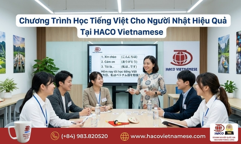 Chương Trình Học Tiếng Việt Cho Người Nhật