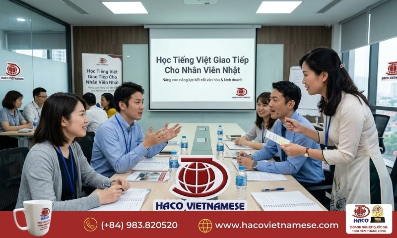 Đào tạo tiếng Việt cho nhân sự Nhật tại Việt Nam