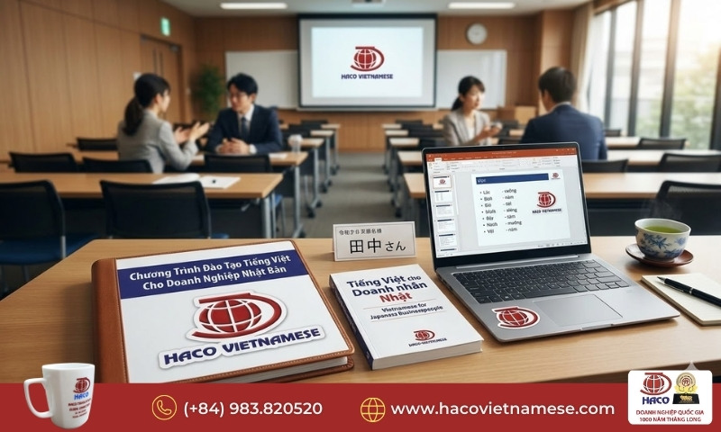 Đào tạo tiếng Việt cho nhân sự Nhật tại Việt Nam