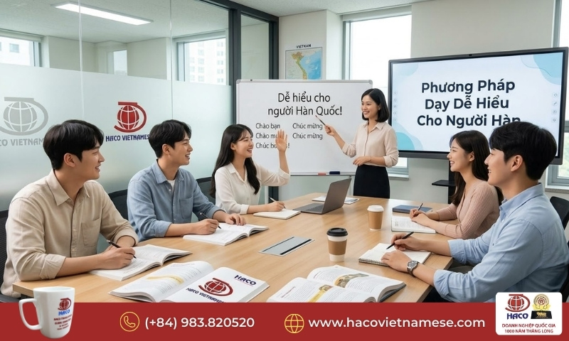 Dạy Tiếng Việt Cho Người Hàn Tại Việt Nam Hiệu Quả