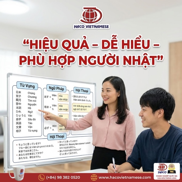 Dạy tiếng Việt cho người Nhật tại Hà Nội