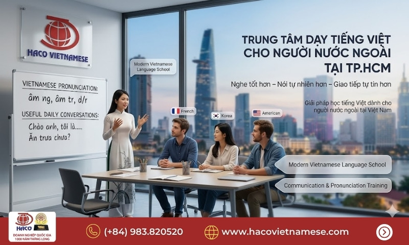 Dạy tiếng Việt cho người nước ngoài tại TP.HCM