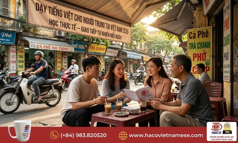 Dạy tiếng Việt cho người Trung tại Việt Nam