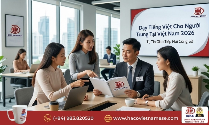 Dạy tiếng Việt cho người Trung tại Việt Nam