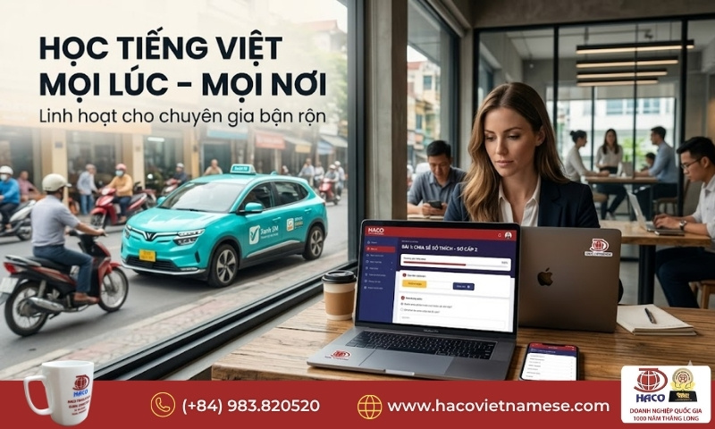 Học nói tiếng Việt trong thời gian ngắn 