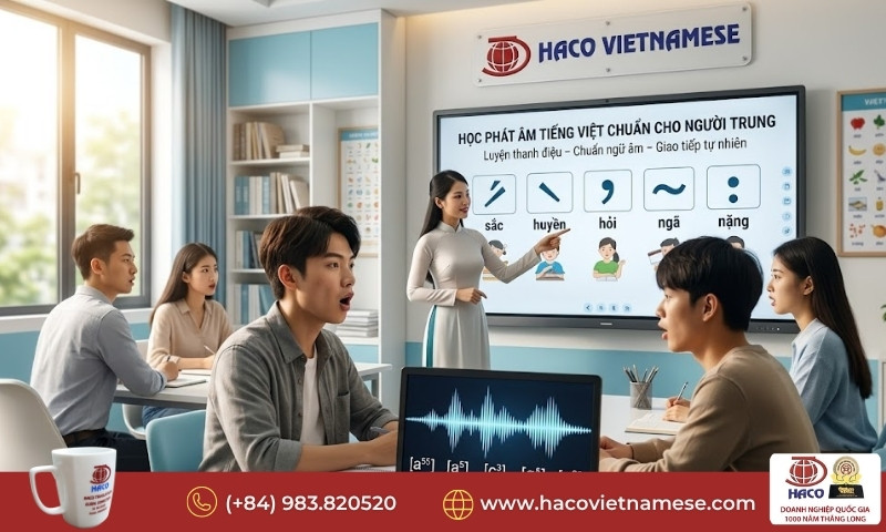 Học phát âm tiếng Việt chuẩn cho người Trung