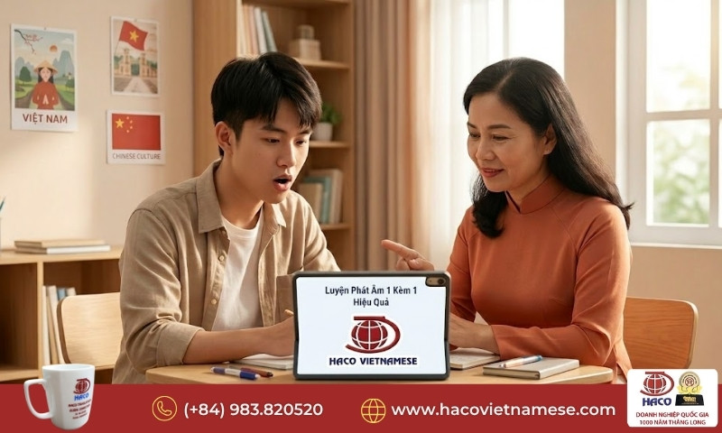 Học phát âm tiếng Việt chuẩn cho người Trung