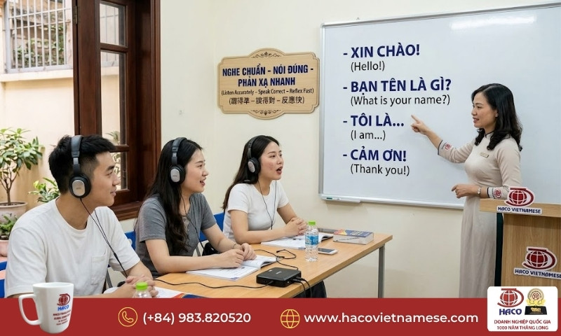 Học phát âm tiếng Việt chuẩn cho người Trung