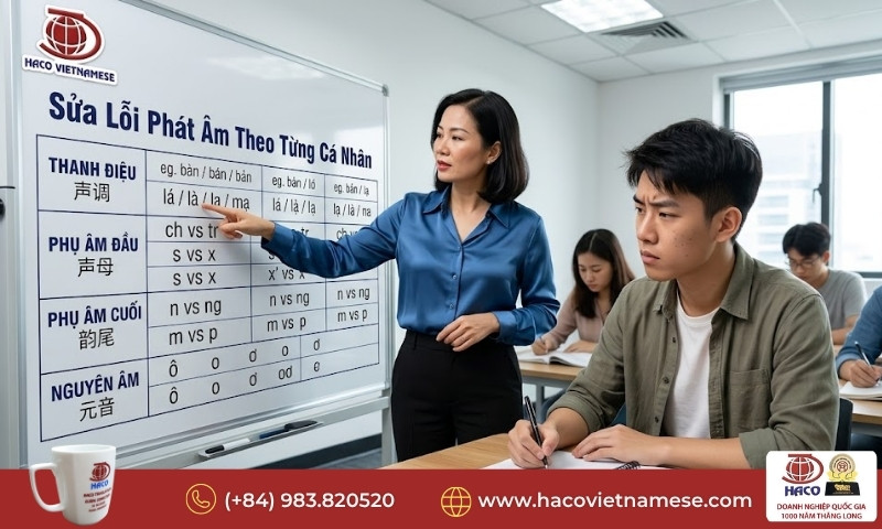 Học phát âm tiếng Việt chuẩn cho người Trung
