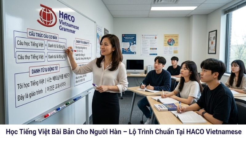 Học Tiếng Việt Bài Bản Cho Người Hàn