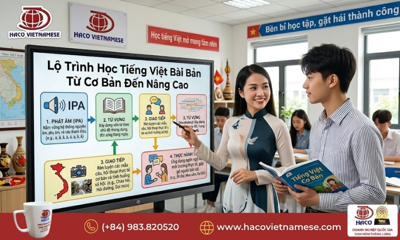 Học tiếng Việt bài bản cho người Trung Quốc