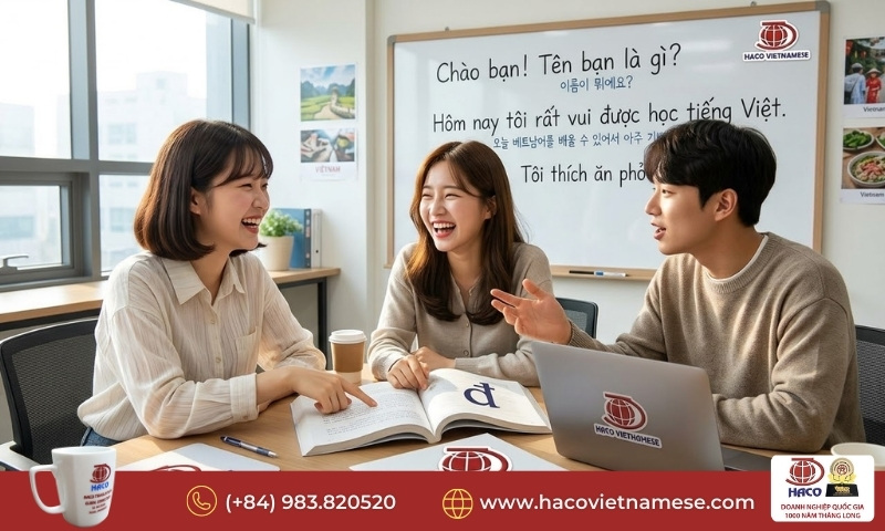 Học Tiếng Việt Cấp Tốc Cho Người Hàn Quốc